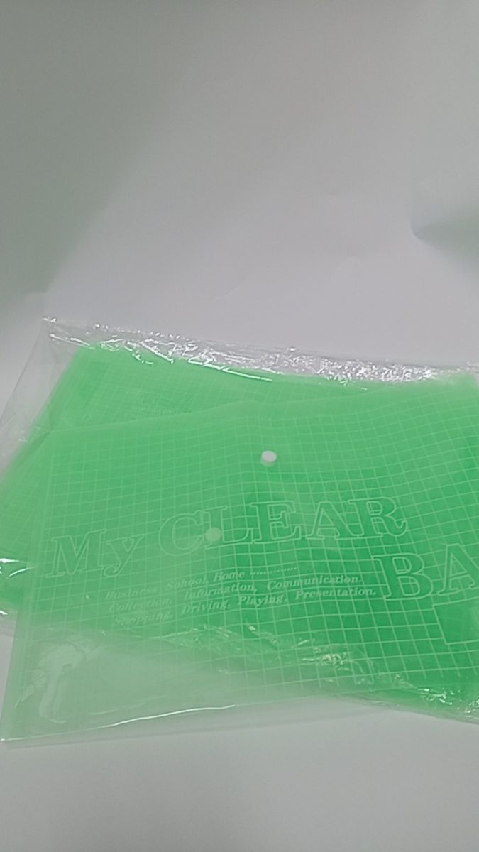Pouchette button My Clear Bag